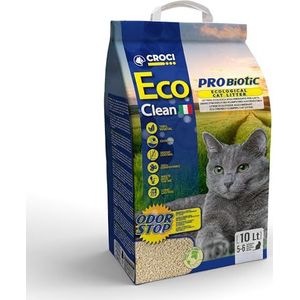 Croci Eco Clean Probiotic Kattenbakvulling, 10 l, 3,8 kg