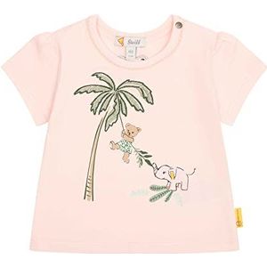 Steiff Seashell Roze 80 Baby Meisje Korte Mouw T-Shirt, zeelicht roze