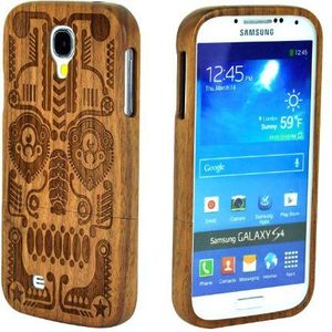 SunSmart Beschermhoes voor Samsung Galaxy S4 SIV i9500, handgemaakt, van natuurlijke bamboe, incl. displaybeschermfolie, design ""Samsung Galaxy S4