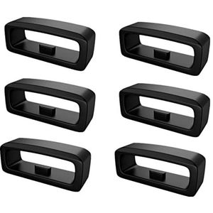 Set van 6 vervangende rubberen horlogebandjes voor Garmin Venu 2 Plus/Venu Sq/Vivoactive 3/Vivomove 3, 20 mm