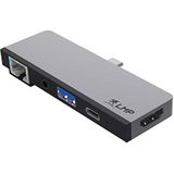 LMP USB-C Tablet Dock 4K 5-poort, voor iPad Pro, HDMI 2.0, USB 3.0, USB-C (PD), Gigabit Ethernet, 3,5 mm audio, Space Grey