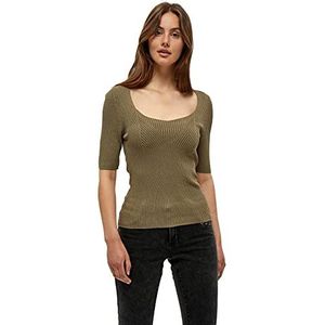 Desires geisha rib dames t-shirt, 3975, zeemeermin groen