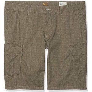 camel active shorts voor heren, bruin (Khaki Print Glenn 31)
