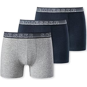 Schiesser Set van 3 boxershorts voor jongens van biologisch katoen, ondergoed, 1 stuk