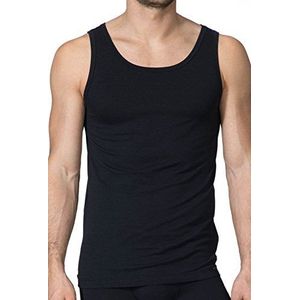 Calida Focus Athletic Lyocell T-shirt voor heren, met vochtregulerende stof, zwart.