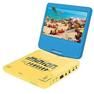 Lexibook DVDP6DES Draagbare DVD-speler Me met USB-poort, blauw/geel, DVDP6DES