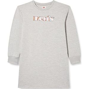 Levi's Kids lvg ls fleece meisje 10-16 jaar, grijs gemêleerd