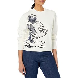 Desigual Sweatshirt voor dames, wit, XL, Wit