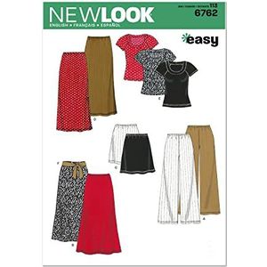 New Look NL6762 naaipatroon rok/broek T-shirt set 22 x 15 cm