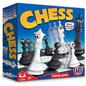 HTI Toys Traditioneel schaakspel voor kinderen en volwassenen