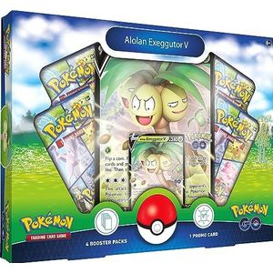Pokémon TCG: GO Collection - Alolan Exeggutor (1 aluminium promotiekaart, 1 extra grote kaart en 4 boosters)