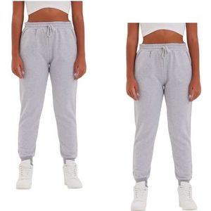 COMEOR Klassieke joggingbroek voor dames, tuinbroek voor dames, grijs.