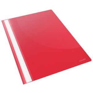 Esselte 25 stuks plastic mappen A4 160 vellen, vida-rood, vida-serie 15385