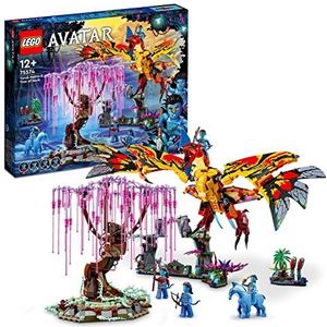 LEGO 75574 Avatar Toruk Makto en de boom der zielen, bouwspeelgoed, minifiguren Jake Sully en Neytiri, Pandora decoraties, fosforescerend, film 2022