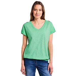 Cecil B320028 T-shirt voor dames met korte mouwen, Fresh Green