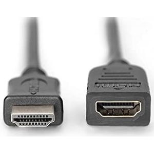 DIGITUS HDMI-verlengkabel mannelijk/vrouwelijk UD 4K 3m ethernet, ARC, CEC, 3D, Dolby, HDMI 2.0 compatibel met tv-stick