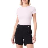 VERO MODA Vmkayla Vi185 Hr Button Shorts Dames, zwart.
