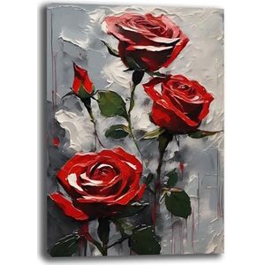 Moderne foto voor woonkamer, bloemen, roze, rood, abstract, muurschilderingen, moderne XXL grote print op canvas, wanddecoratie, slaapkamerdecoratie, keukendecoratie (1,