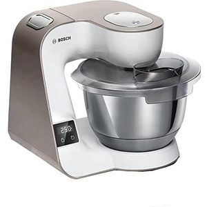 Bosch MUM5 - MUM5XW20 - Keukenmachine - 1000W - 3,9L - Met Weegschaal en Timer - Champagne