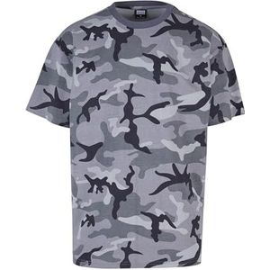 Urban Classics T-shirt camouflage épais pour homme, Camouflage foncé., S