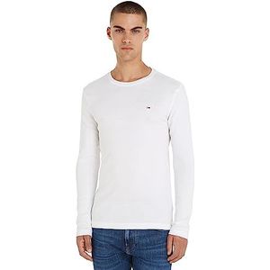 Tommy Jeans Rib Original T-shirt met lange mouwen voor heren