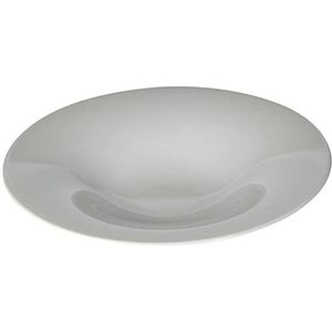 Alessi Ti05/2 Ku diepe borden van porselein, wit, 4-delige set