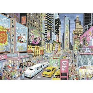 1000 Stukjes Puzzel Fleroux: New York City (Thema: Stadsleven)