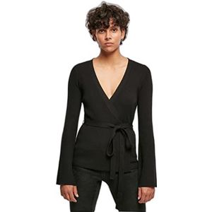 Urban Classics dames gebreide trui zwart xxl, zwart.