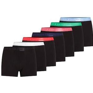 KARL LAGERFELD Day Of The Week Trunk (7 stuks) boxershorts voor heren (7 stuks), zwart.