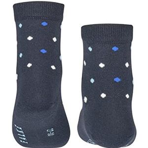 FALKE Multidot Korte sokken, uniseks, katoen, wit, grijs, meer lage kleuren, versterkt met kleurrijke modesieraden voor zomer of winter, 1 paar, Blauw (Navy 6120), 23-26