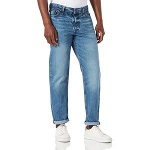Jack & Jones Heren Jeans, Denim Blauw, 29 W/30 l, Denim blauw