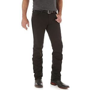 Wrangler Jeans voor heren, rechte pasvorm, retro, slim fit, zwart.