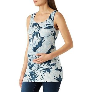 Noppies Mouwloze tanktop met Newbury-print, Blauw Graphite - P334