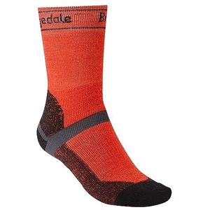 Bridgedale T2 Merino MTB-sokken voor heren, oranje/zwart, Large, Oranje/Zwart