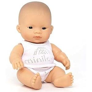 Aziatische babypop jongen 21cm-31145