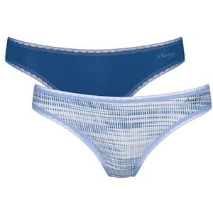 Sloggi Dames onderbroek, blauw - donkeroverall, XL, blauw - donkere overall