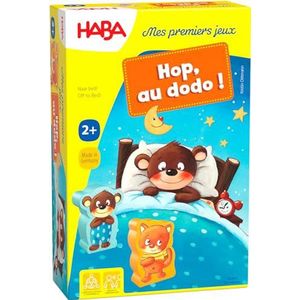 HABA - Mijn eerste spellen – Hop, in de Dodo – gezelschapsspel voor kinderen van hout – 2 classificatiespellen en 1 geheugenspel – speels spel – 1 tot 3 spelers – 2 jaar – 304762