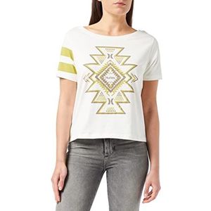 Hurley W Oceancare Totem T-shirt voor dames, Marshmallow