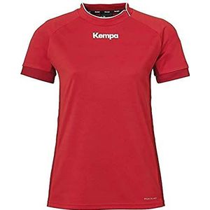 Kempa Prime Shirt Dames Dansshirt Vrouwen, Rood/Rood