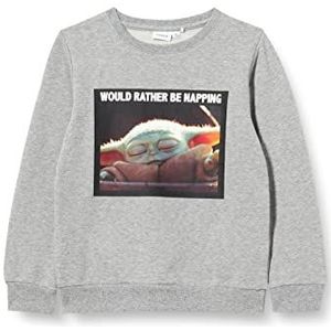 Name It Nkmstarwars Diego Bru Bfu Sweatshirt voor jongens, grijs.