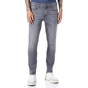 BOSS Heren Delano BC-C Slim Fit Jeans blauw van denim stretch comfortabel grijs 31W/34L, grijs.
