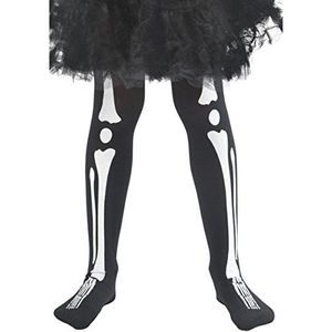 Smiffy's Skeletpanty voor kinderen, zwart, 4-9