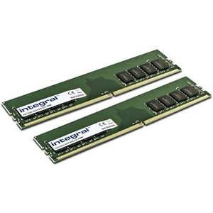 Integral 16 GB Kit (2 x 8 GB) DDR4 RAM 2400 MHz SDRAM geheugen voor desktop/computer PC4-19200