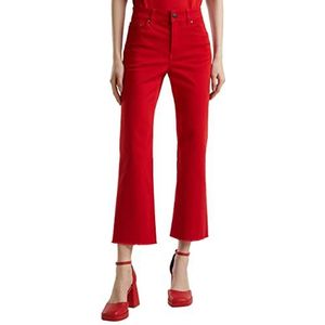 United Colors of Benetton Broek 46qrde010 Damesbroek (1 stuk), Rood 2:7