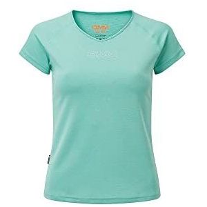 OMM Original Mountain Marathon T-shirt voor dames, korte mouwen, Blauw