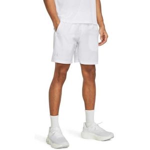 Under Armour Shorts Launch Run 17 cm Herenshorts, wit/wit/reflecterend