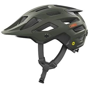 ABUS Moventor 2.0 MIPS mountainbike-helm met stootbescherming voor gebruik op elk terrein, uniseks, donkergroen, maat S