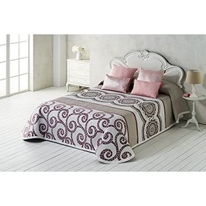Textilia MISOURI Piqué-sprei voor bedden met 180 cm breedte (270 x 270 cm), roze