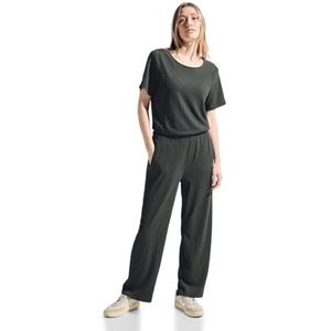 Cecil B377464 Gestructureerde jumpsuit voor dames, Stevige kaki