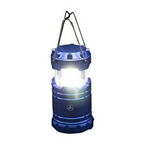 Campinglamp blauw LED-licht met verticale opening + AAA-batterijen